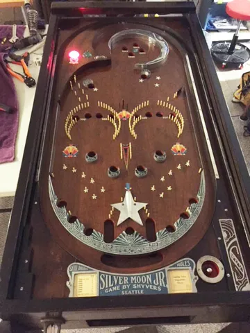 Playfield - Red Light Illuminated