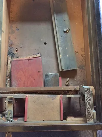 Inside Lower Cabinet - Drain Board Removed