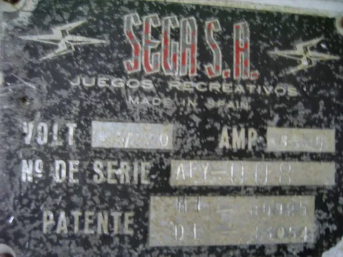 Manufacturer Plate