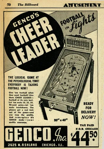 Billboard Ad Nov. 9, 1935 Page 70*