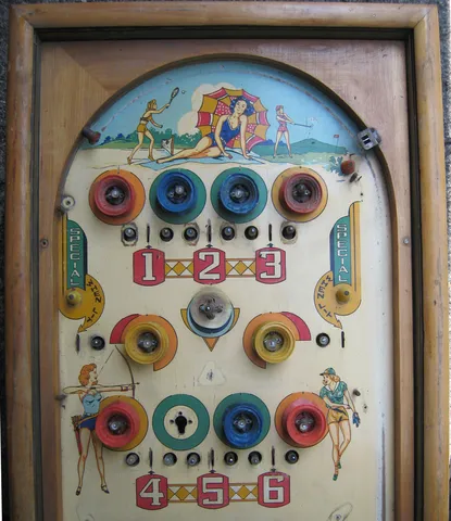 Upper Playfield - Bumper Caps Removed*