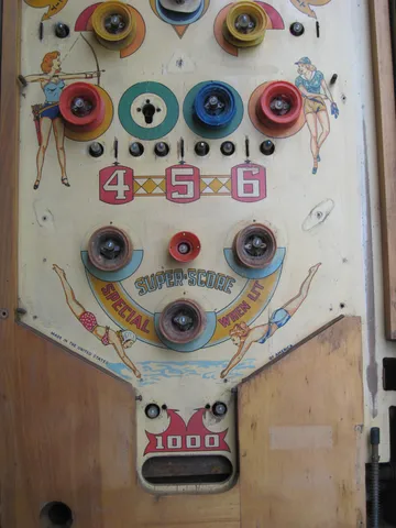 Lower Playfield - Bumper Caps Removed*