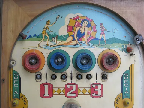 Upper Playfield - Bumper Caps Removed*