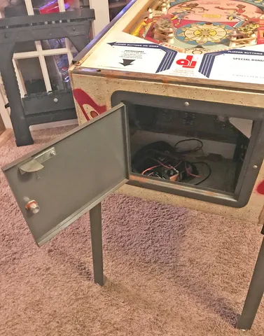 Inside Coin Door*