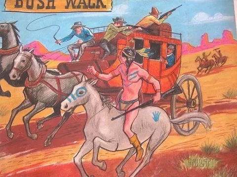 Original Backglass Artwork - Detail*