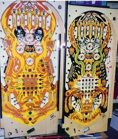 Playfield Comparison to Bally - Bolt-Style SS