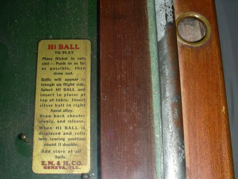 Instructions And Ball Hole