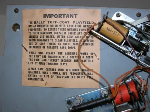Under Playfield - Detail