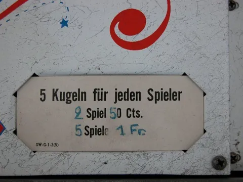 German Price Card