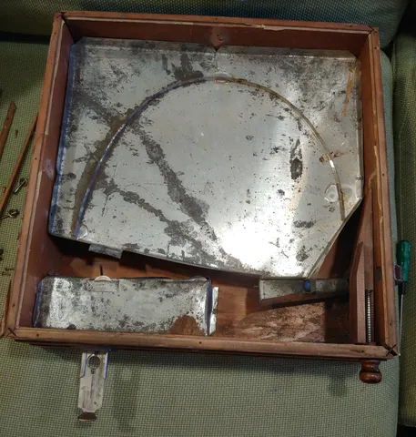 Inside Cabinet - Drain Board in View