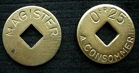 Token - 25 Centimes Value