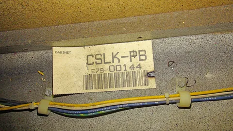 Inside Cabinet - Serial Number*