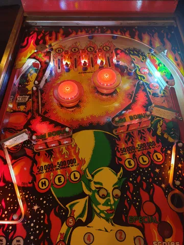 Illuminated Upper Playfield
