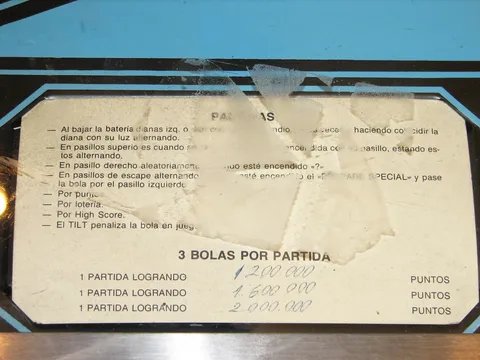 Instruction and Score Card