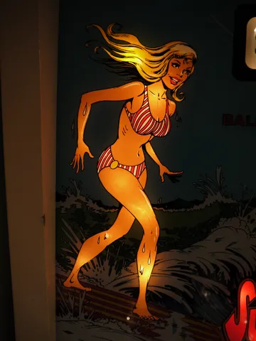 Illuminated Backglass - Detail*