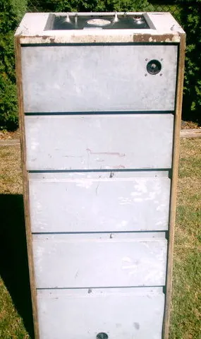 Wood and Steel Cabinet Bottom
