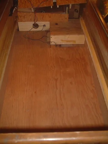 Inside Cabinet - Drain Board Removed