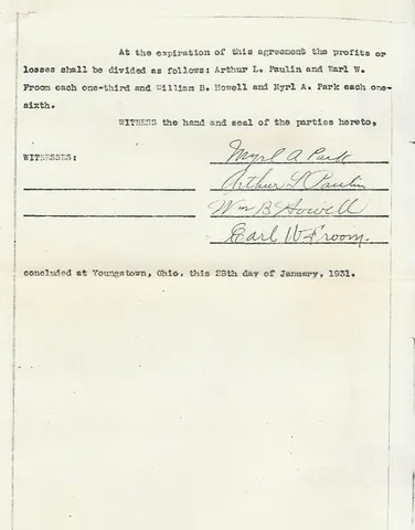 Yohio Articles of Agreement, Page 2