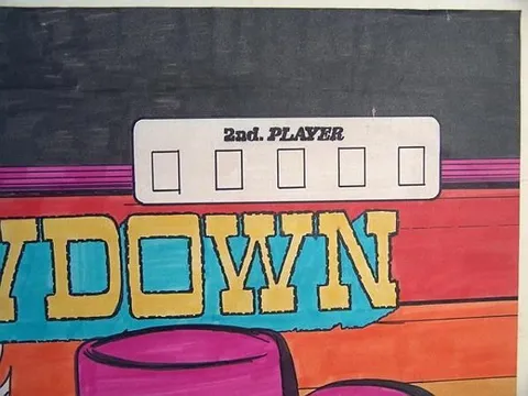 Original Backglass Artwork - Detail*