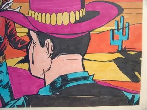 Original Backglass Artwork - Detail*