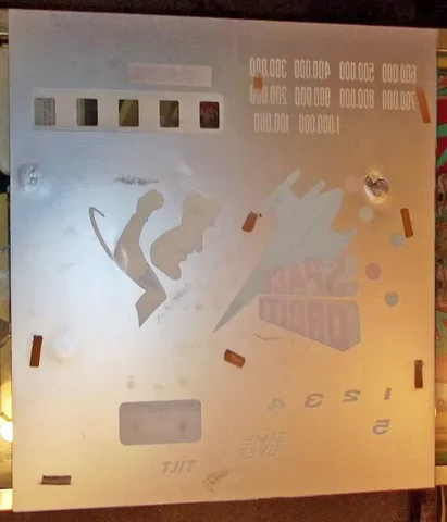 Plastic Backglass - Reverse*