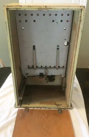 Inside Cabinet - Hinged Back Door