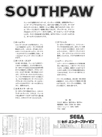 Japanese Flyer - Back