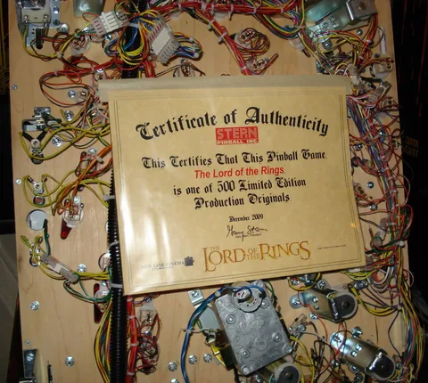 Limited Edition Certificate