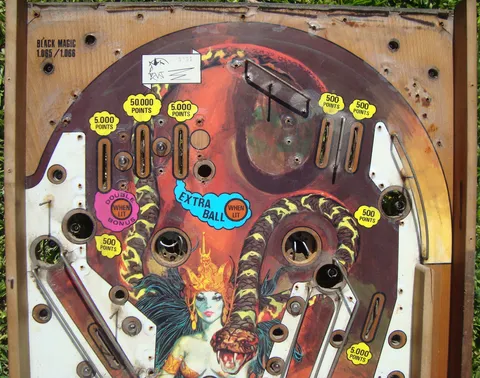 Stripped Upper Playfield
