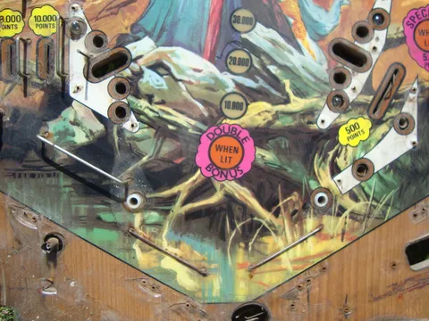 Stripped Playfield - Detail