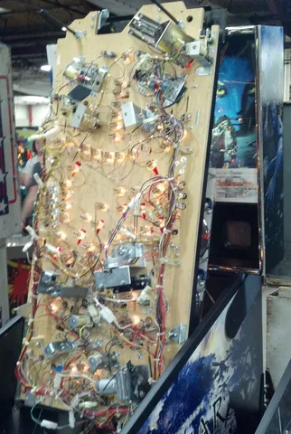Playfield in Service Position
