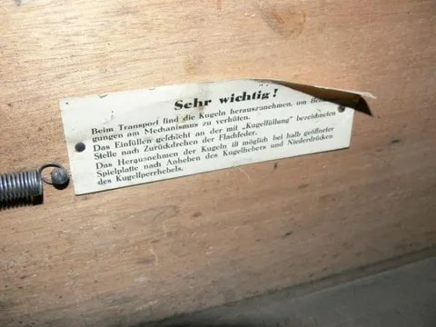 Inside Cabinet - Detail*