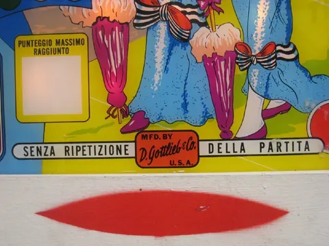 Plexiglas Backglass - Detail