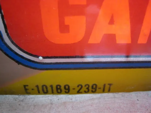 Backglass - Model Number
