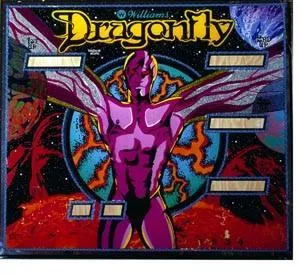 Original 'Dragonfly' Backglass