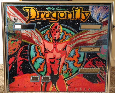 Original 'Dragonfly' Backglass