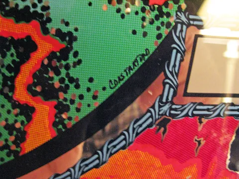 Original 'Dragonfly' Backglass - Artist Name*