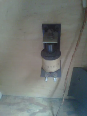 Inside German Cabinet - Knocker Not Wired*