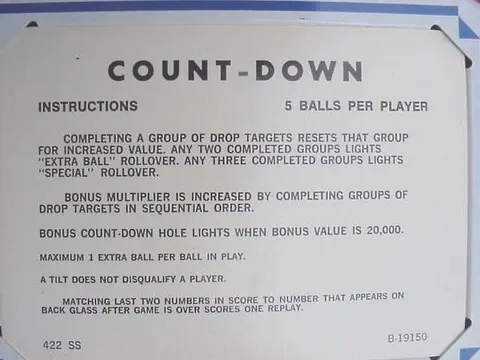 Instruction Card