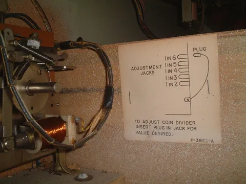 Coin Divider Unit and Settings*