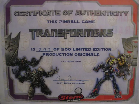 Certificate Of Authenticity*