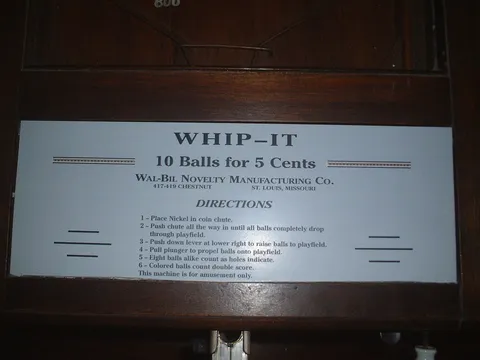 Reconstructed Instruction Card*