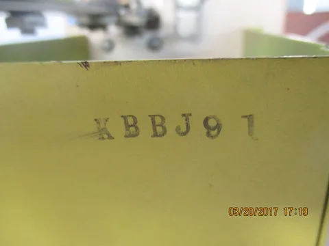 Serial Number on Coin Box