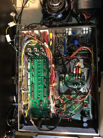 Inside Cabinet - Game Boards