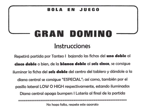 Instruction Card