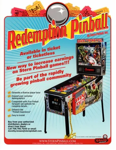 Flyer - Redemption Ticket Dispenser Kit