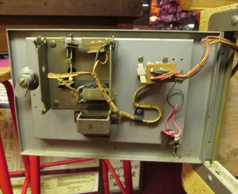 Inside Coin Door*