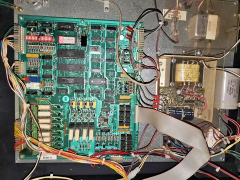 Inside Cabinet - System 10 Board
