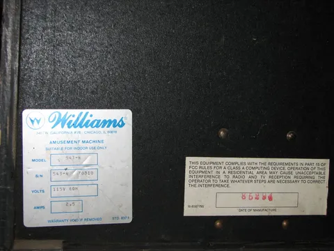Manufacturer Stickers