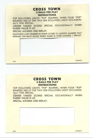 Instruction Cards